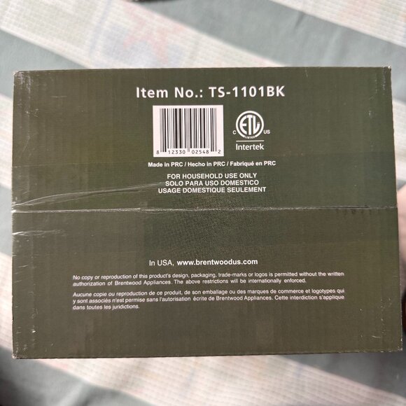 NIB Black Single Serve Coffee Maker by Brentwood K Cup Compatible - Picture 3 of 5